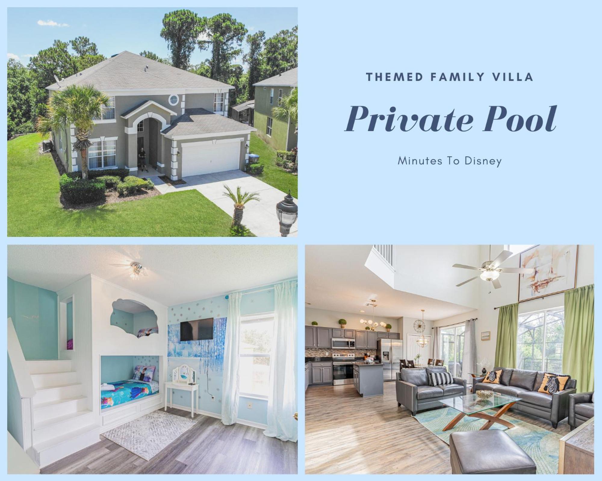 Themed Villa, 12 Min To Disney, Resort Access Orlando Bagian luar foto